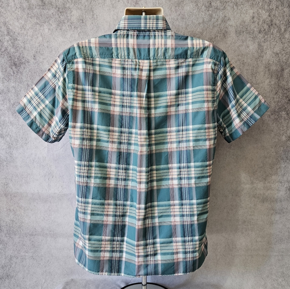 Eddie Bauer Travex Plaid Short Sleeve Button Down Shirt - Picture 3 of 10